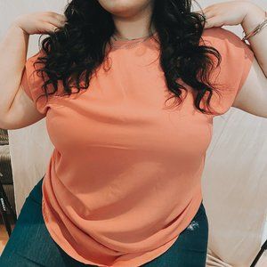 Perfectly Me Relaxed Fit Top - Ash Rose PLUS